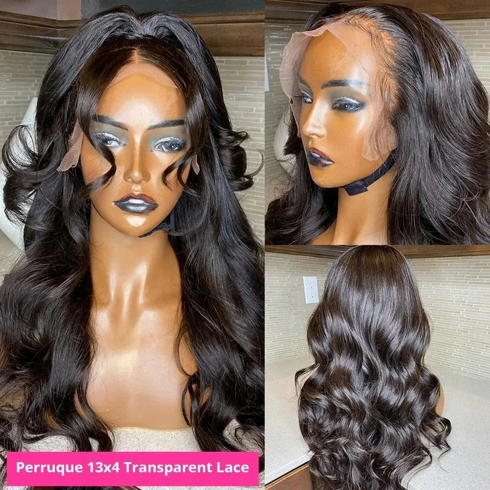 44 Inch Hd Body Wave Lace Front Wig Pre Plucked 13x4 13x6 Loose Wave Lace Frontal Wig Human Hair Wigs On Clearance Sale Lace Wig