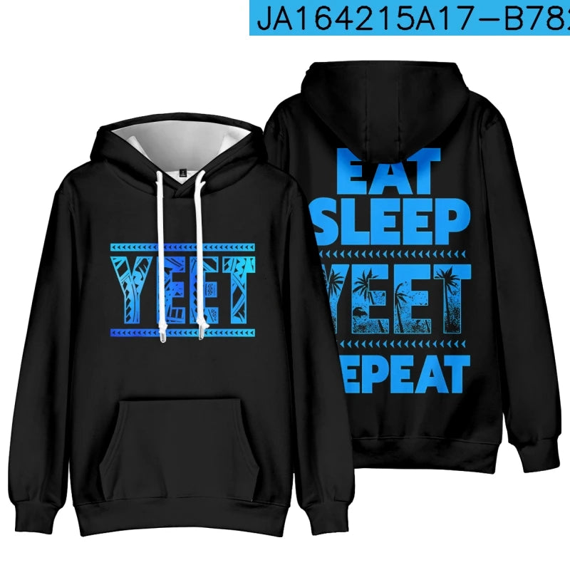 Jey Uso Yeet Hoodies Merch Hooded Women/Men Fashion Casual Streetwear Sweatshirts Clothing Hoodie Fashion Outwear