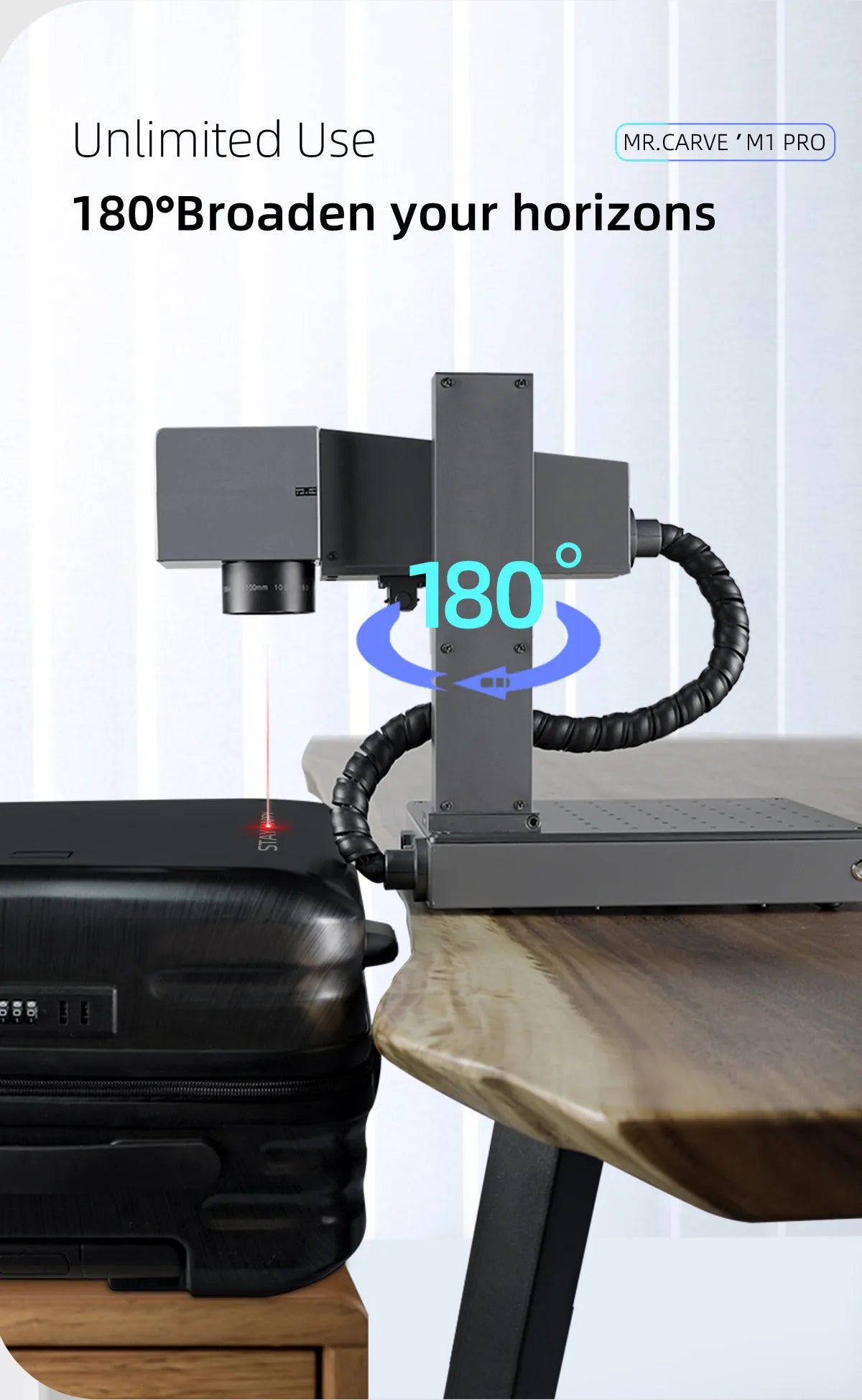 DAJA M1 Pro Fiber Laser Engraver Portable Business Laser Marking Machine for Fast Precise Engraving Plastic Leather All Metals