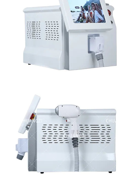 Professional Soprana Titanium Diode Laser Hair Removal Machine 3500W High Power Ice Laser Epilator 755 1064 808nm