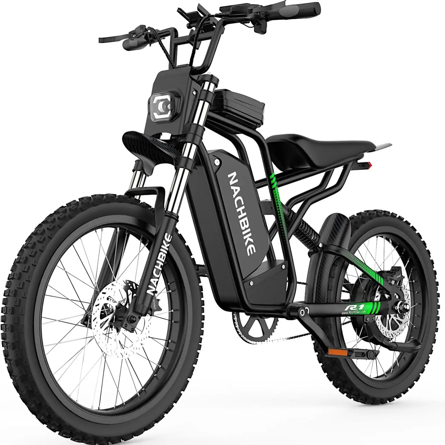 R3 Electric Dirt Bike for Adults Peak 6000W brushless Motor 45-50MPH Speed Dirtbike 50 Miles Range Ebike with 60V 25Ah Battery