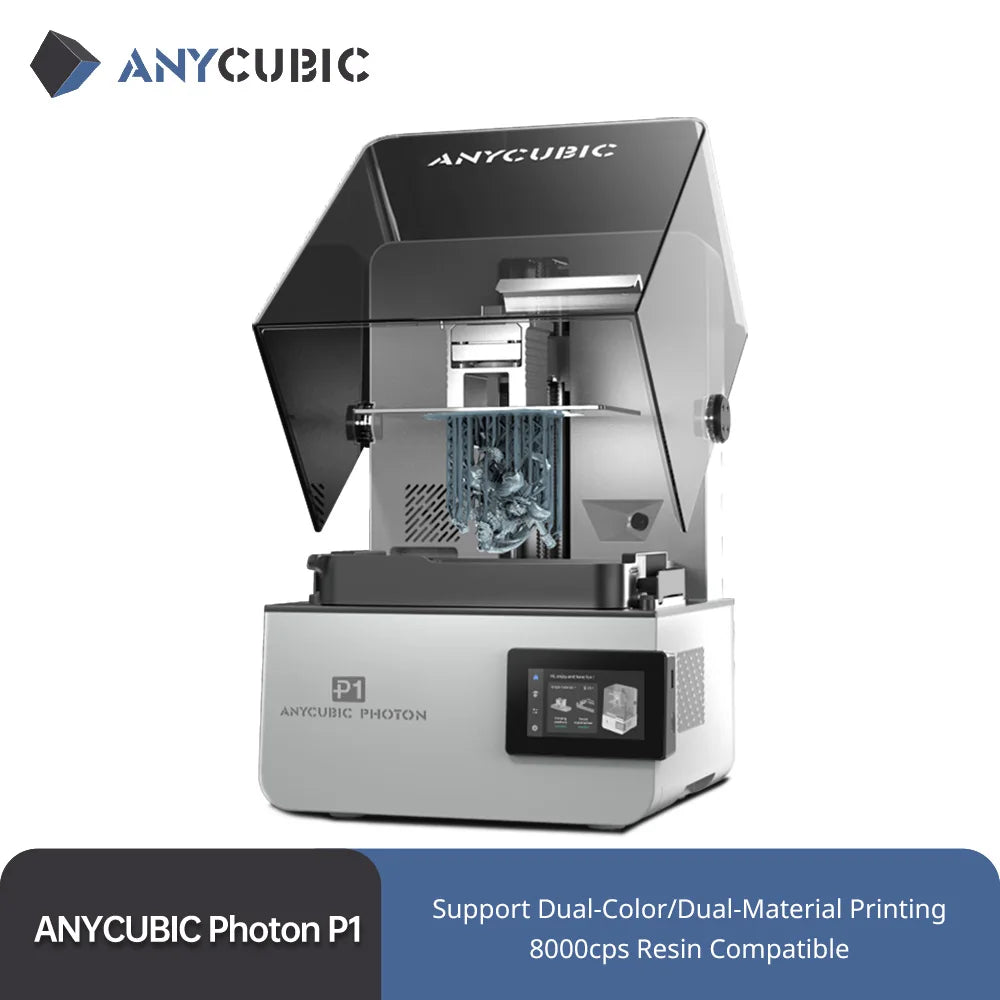 ANYCUBIC Photon P1 14K LCD 3D Printer Support Dual-Color Printing With Industrial-Grade Ball Screw Large jewelry 3d printer
