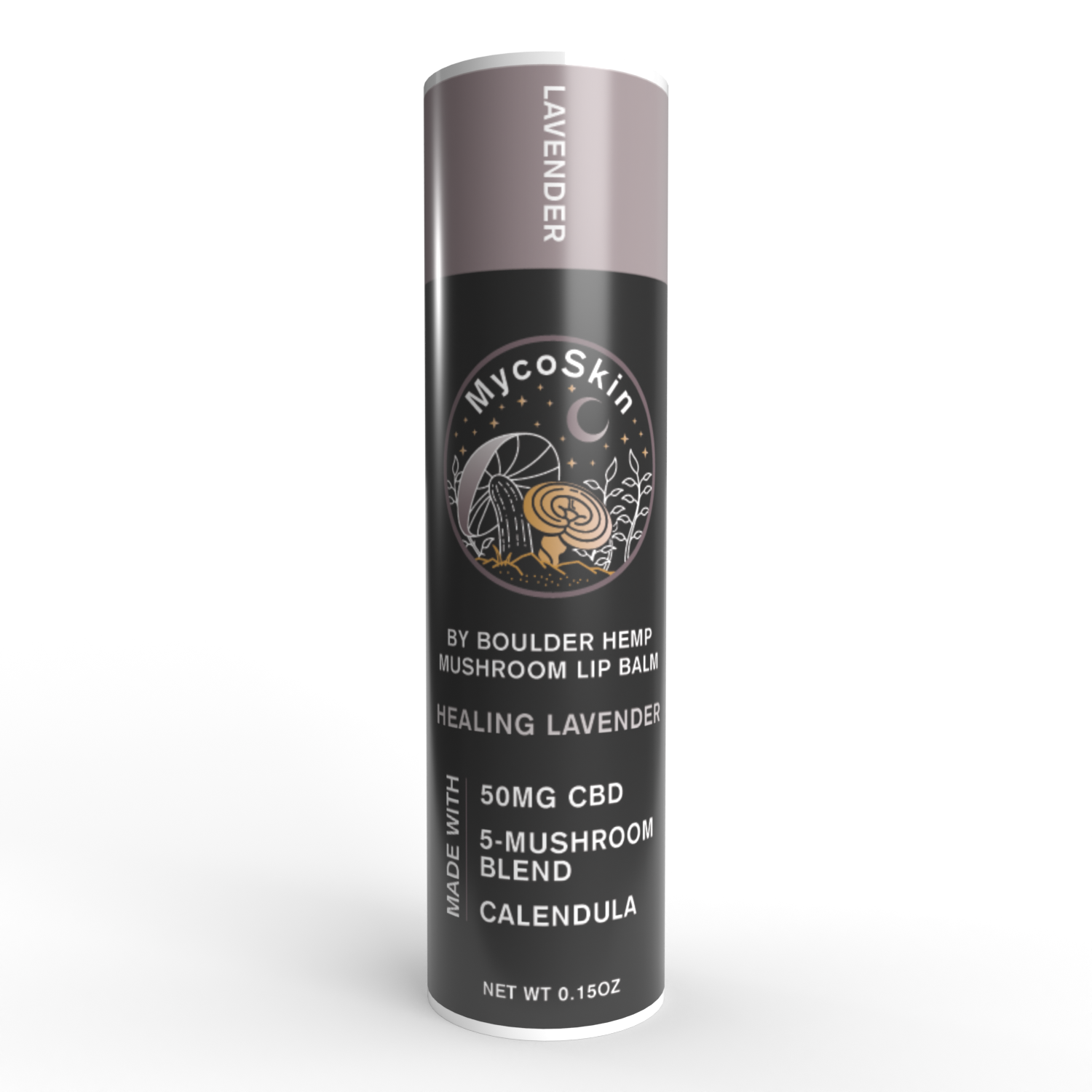 Healing Lavender 50mg CBD + Mushroom Lip Balm