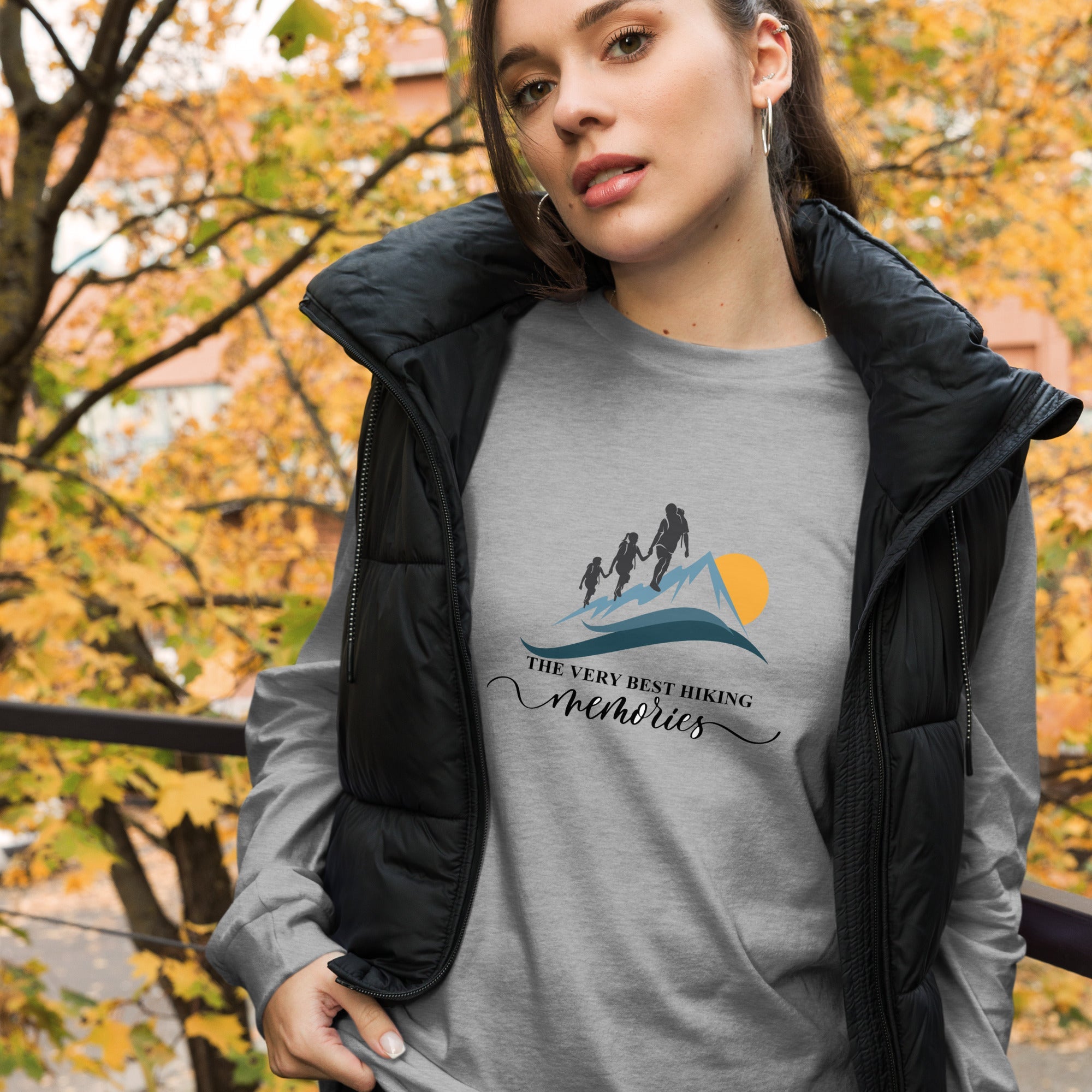 Hiking Alpine the Best Memories Unisex Long Sleeve Tee