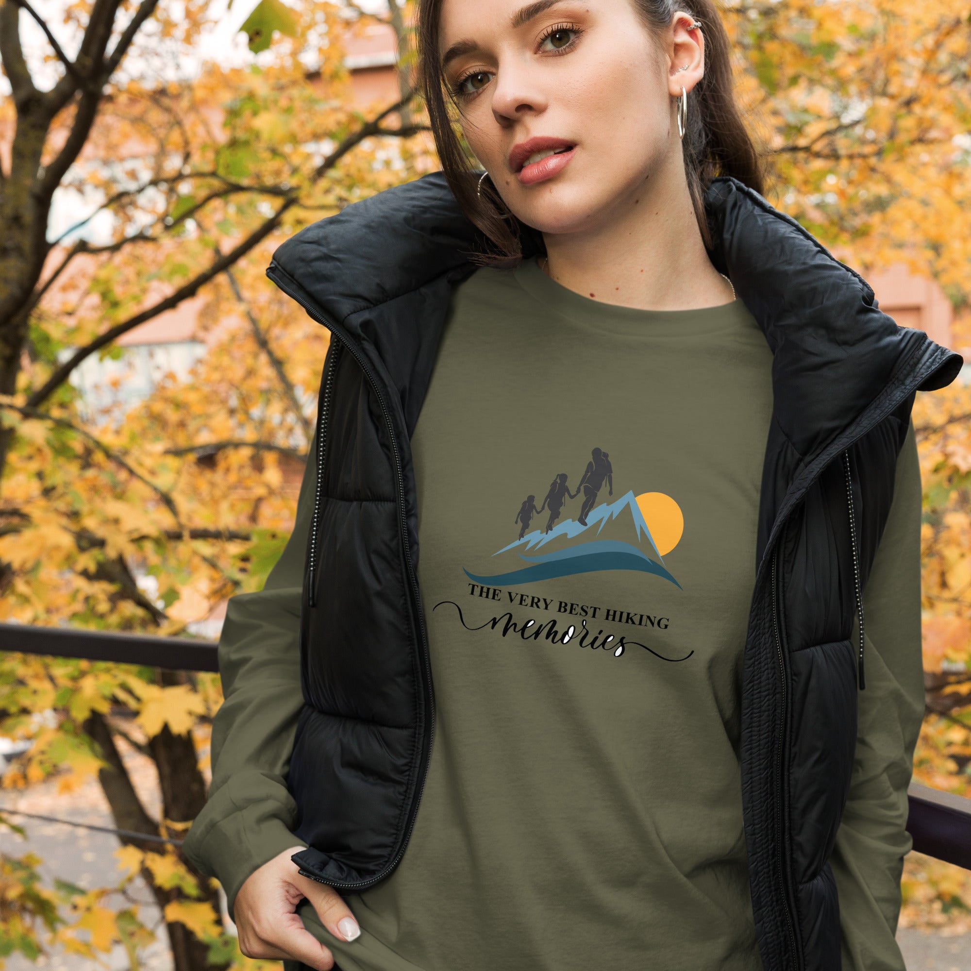 Hiking Alpine the Best Memories Unisex Long Sleeve Tee