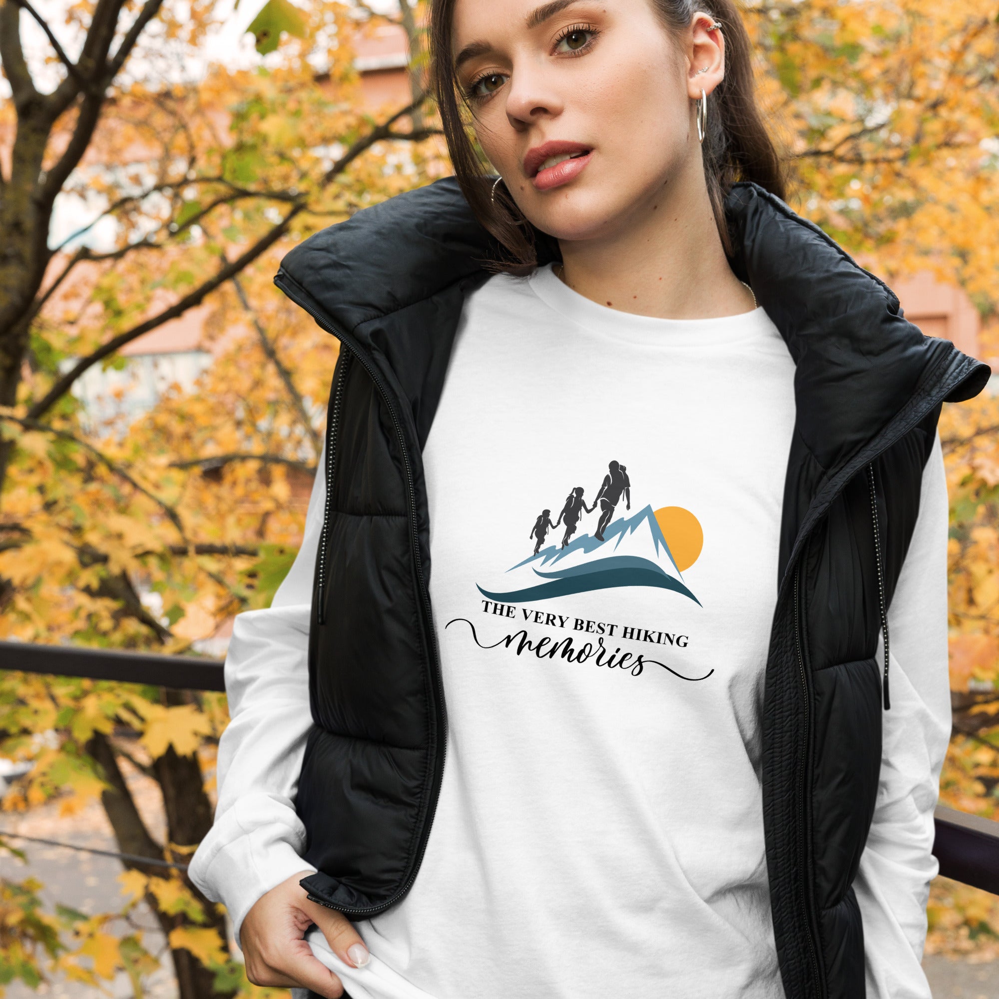 Hiking Alpine the Best Memories Unisex Long Sleeve Tee