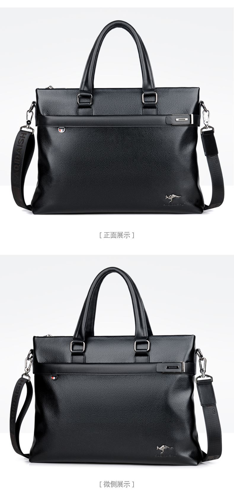 Men's Bag Genuine Leather Men Briefcase for Laptop 14 Messenger Men's Leather Bag Business Portfolio for Document A4