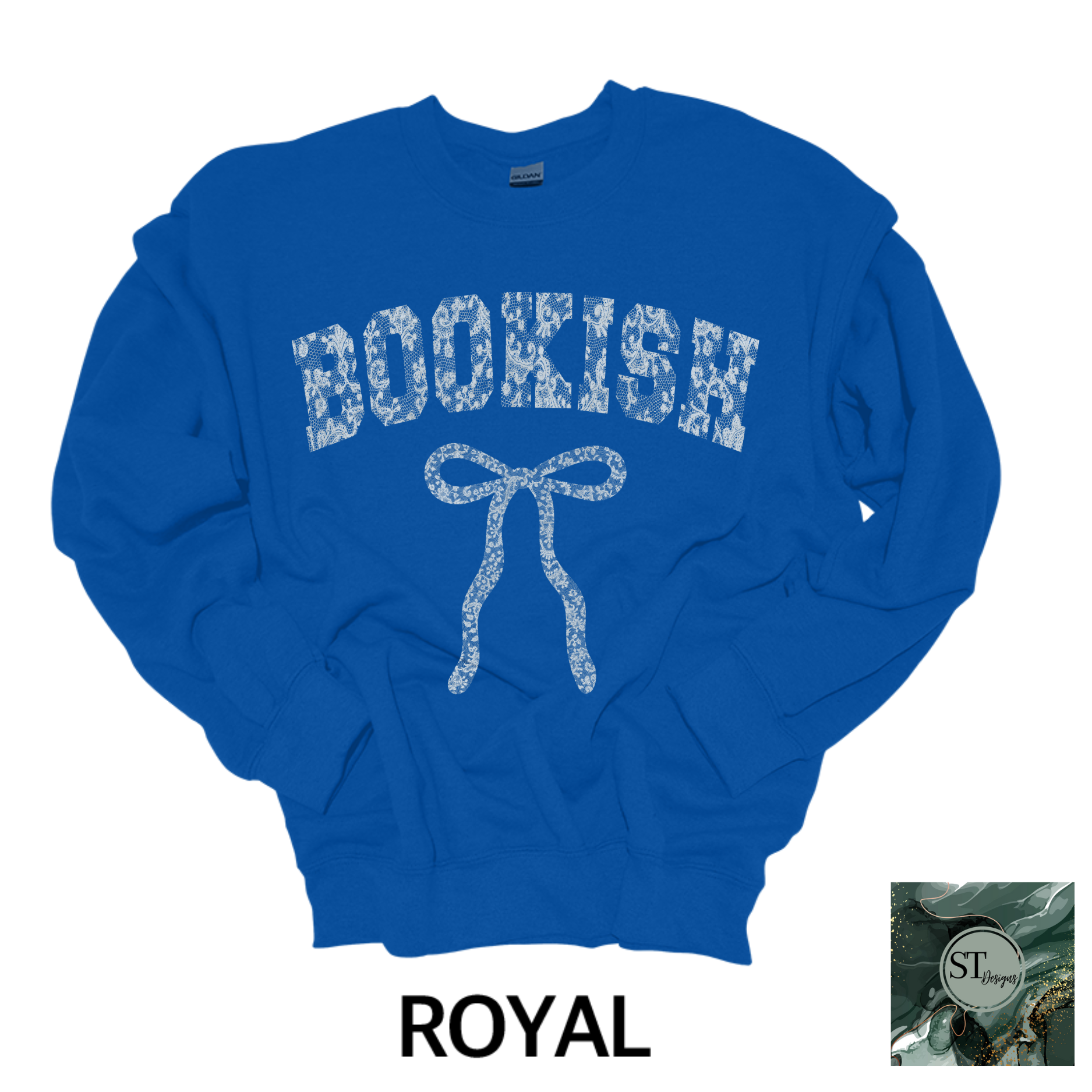 Lace Bookish T-Shirt and Sweatshirt options unisex fit