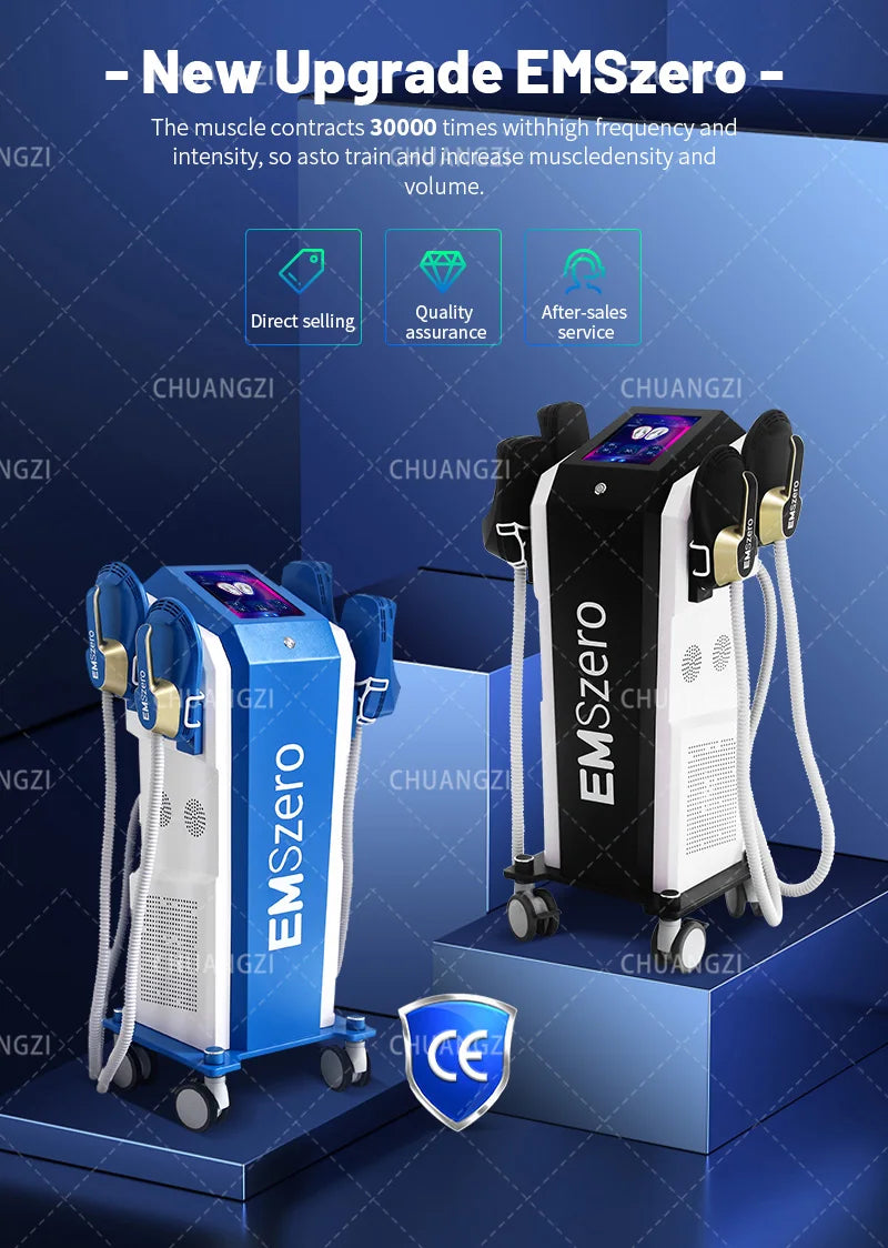 Professional EMSzero Machine 2024 RF EMS Body Sculpting Muscle Stimulator Fat Burning EMS body Slimming Device