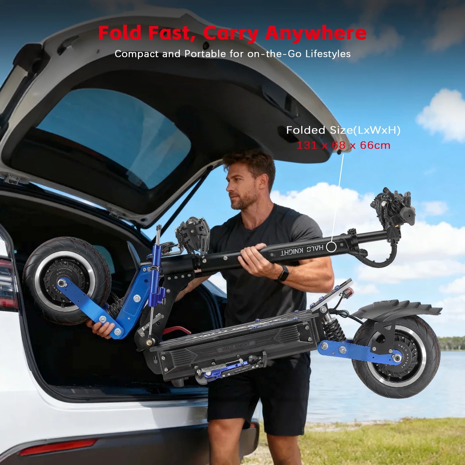 HALO KNIGHT T108Pro Adult Electric Scooter Fast Speed 95km/h Dual Motor 6000W Escooter Powerful E Scooter Electrical Scooter