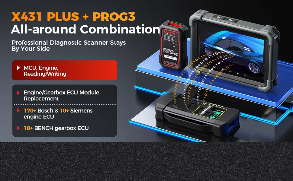LAUNCH X431 IMMO Plus OBD2 Diagnostic Tools X-PROG 3 Car Key Programmer Anti-Theft Programming Auto Scanner Immobilizer