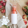 Peachy orange-White 20 Oz