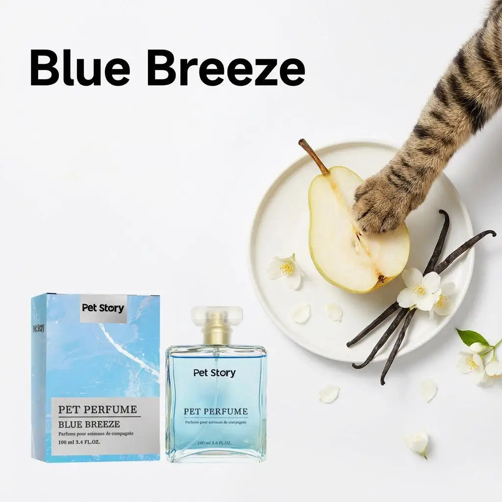 [OEM/ODM Supplier] Portable Pet Perfume for Cats and Dogs 100ml Cologne Deodorant Fragrance Glass Bottle Customizable