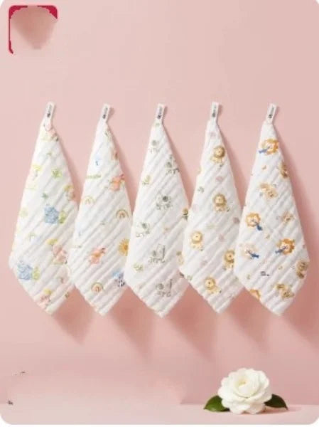 Quick-dry Baby Boys and Girls Lovey  Baby Saliva Towel Drool Bibs for New Born,Infant,Toddles