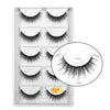 New Full 5 Pairs One Box 3D Mink Hair False Eyelashes Natural Thick Long Eye Lashes Wispy Makeup Beauty Extension Tools H13