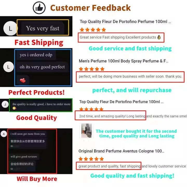 USA UE Stock 2-4day Original Perfume Men Cologne 100ml Eau De Parfum Natural Long Lasting Body Fragrance Men's Cologne Perfume