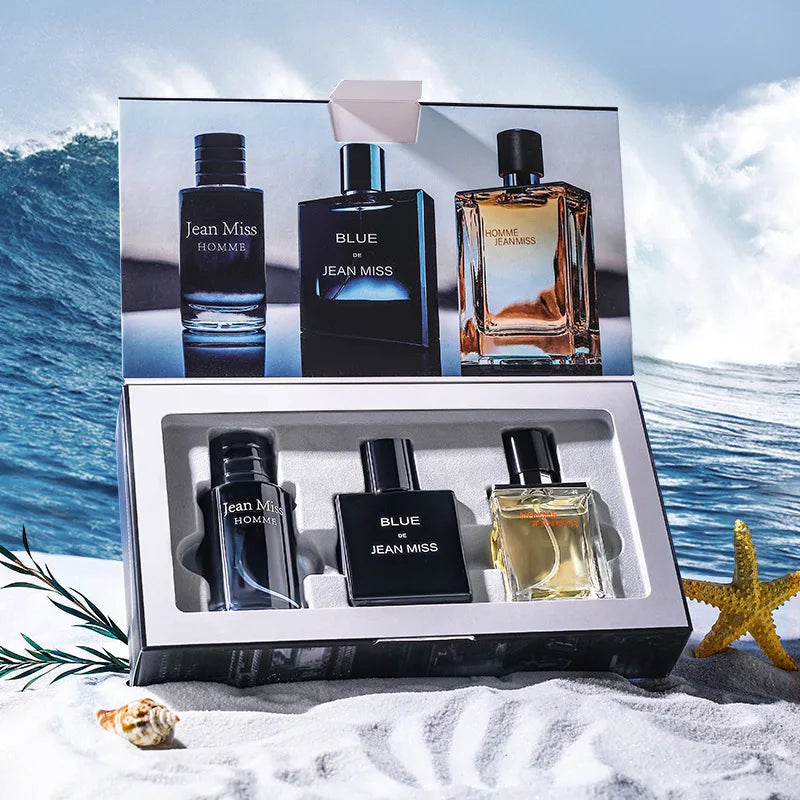 High Quality Men Perfume Hombre 90ml Gift Box 3pcs Set Colognes Scent Fascination Man Perfumes Masculinos Lasting Parfum Heren