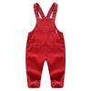 Children Beige Corduroy Pants New Born Baby Boys Girl Long Trousers Spring Jumpsuit Fashion Wear Solid Clothes Overalls for Kids
