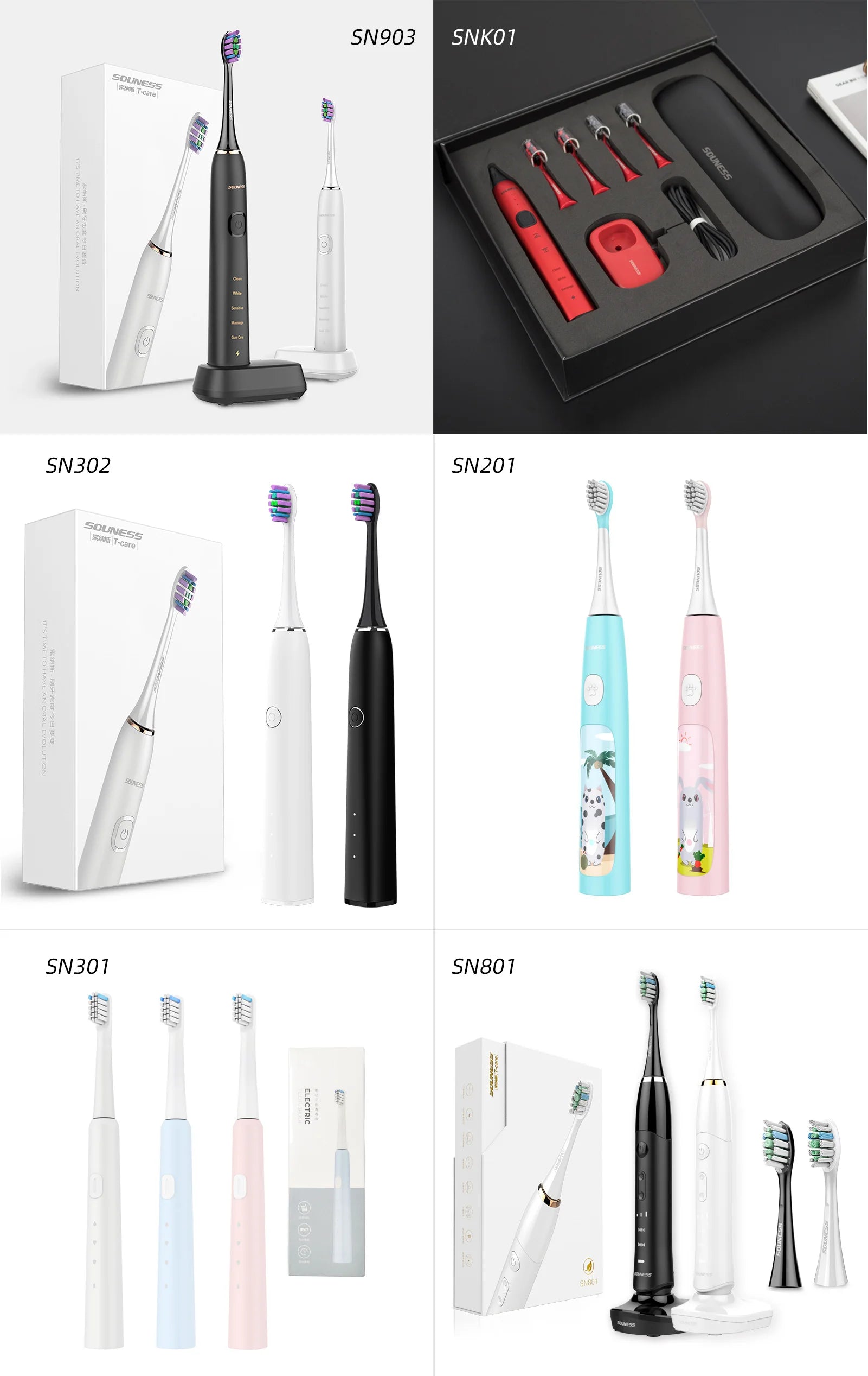 Baolijie SN-P1Manufacturer Private Logo Automatic Electrical Smart Dupont Portable Travel Tooth Brush Electric Toothbrush