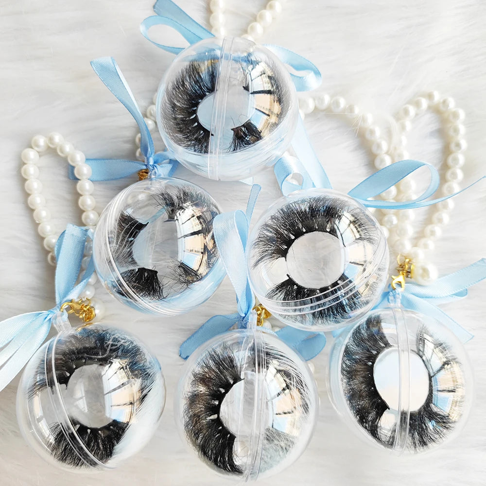 Package Box Custom Mink Eyelashes Private Label Natural False Full Strip Eyelashes Supplier 3D Mink Eye Lashes Wholesale