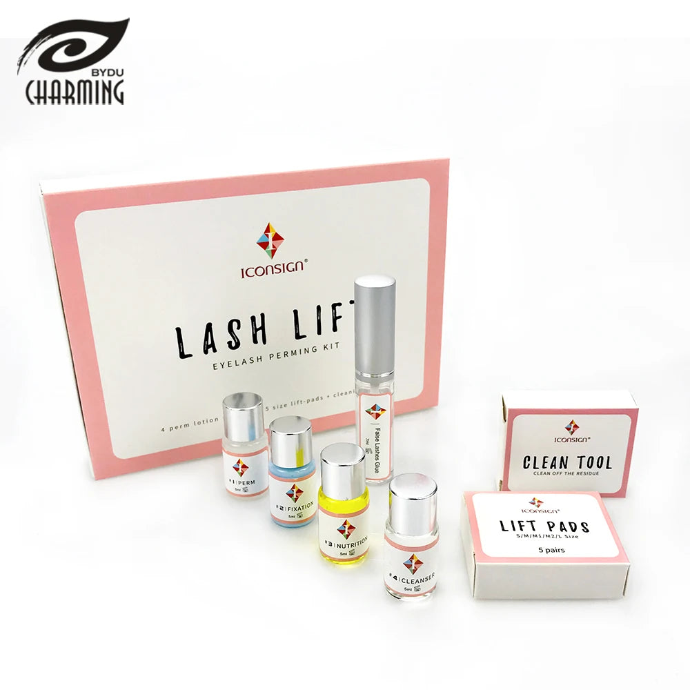 Fast Shipping Iconsign Lashes Kit Eye Lashes Perm Lift Kit Lash Lift Serum Eyelash Perming Kit Manufacturers Easy Perm Lotion