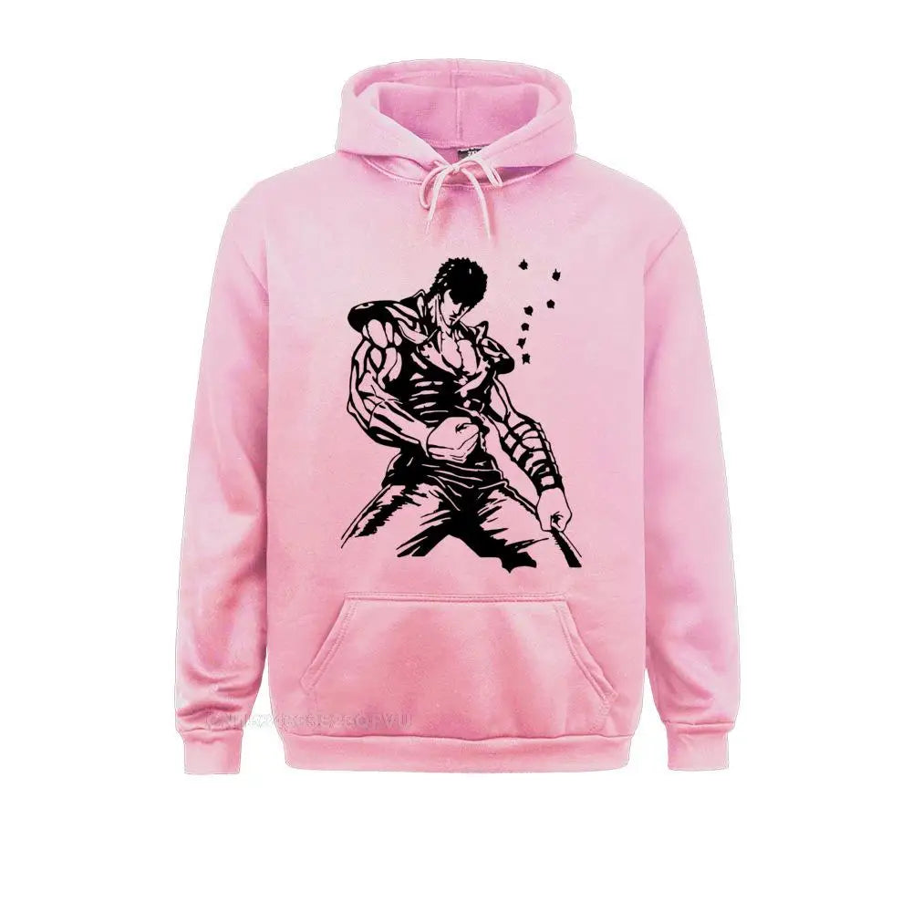 Kenshiro Hokuto No Ken Pullover Hoodie Men Fist Of The North Star Fashion Cotton Tees Hoodies Camisas Hombre