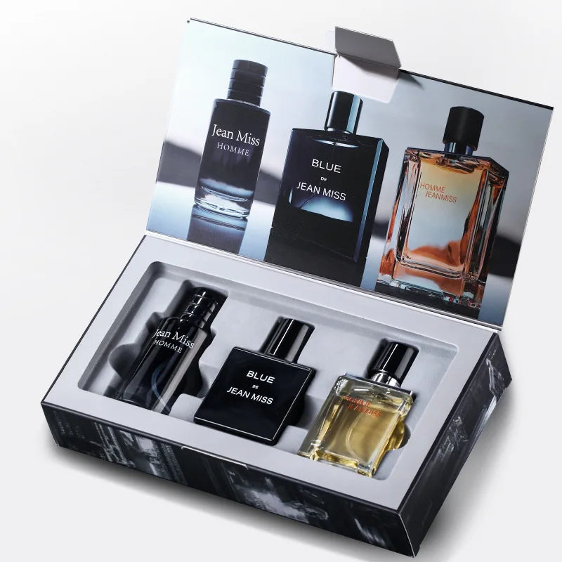 High Quality Men Perfume Hombre 90ml Gift Box 3pcs Set Colognes Scent Fascination Man Perfumes Masculinos Lasting Parfum Heren
