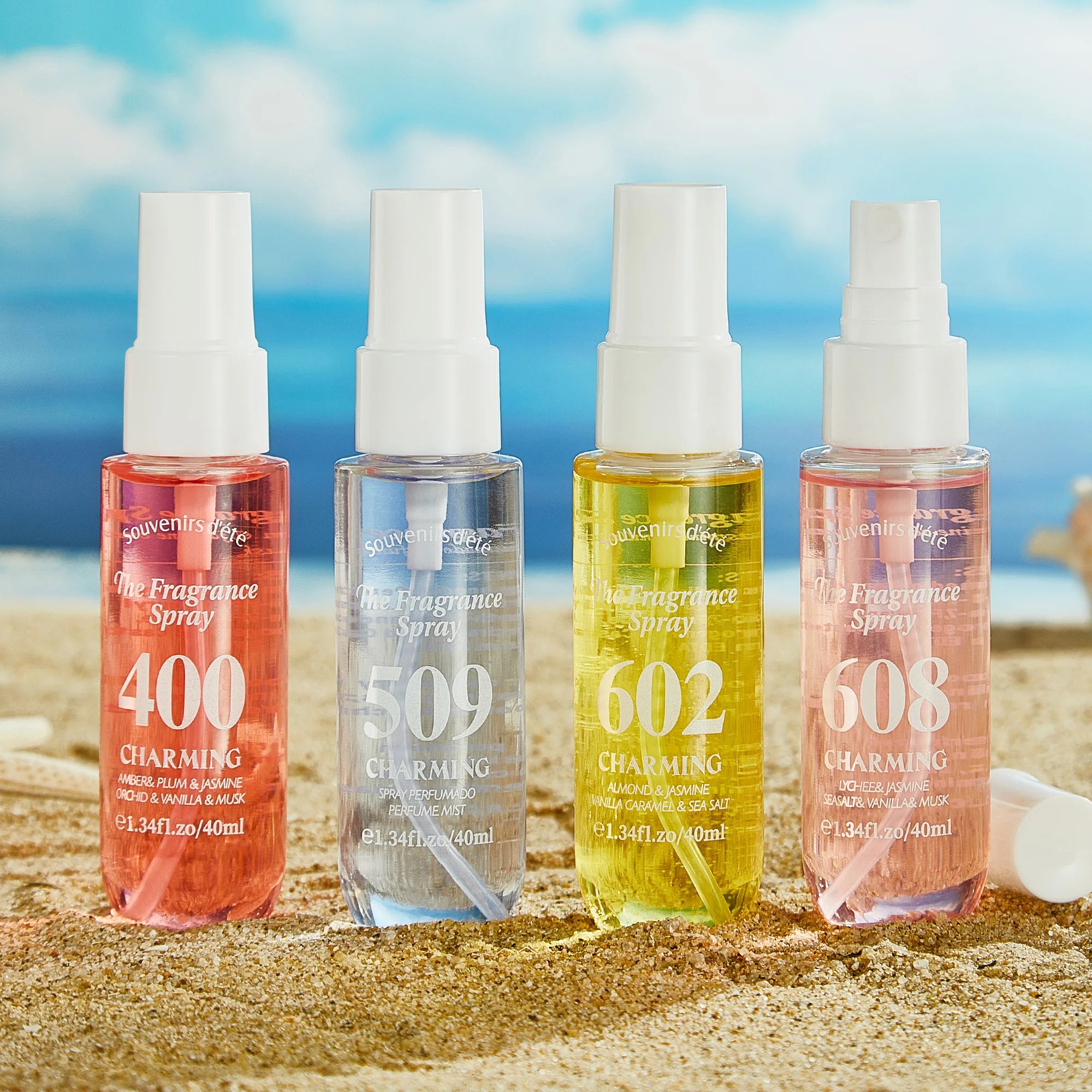 Travel Pack Women's Cologne Spray with Mineral Ingredients 0% Alcohol for Hair & Body