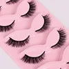 New Design Foxy Winged Cat Eye Lashes Angel Wing Natural Silk Lash Faux Mink fox Eye Lashes With Private Label