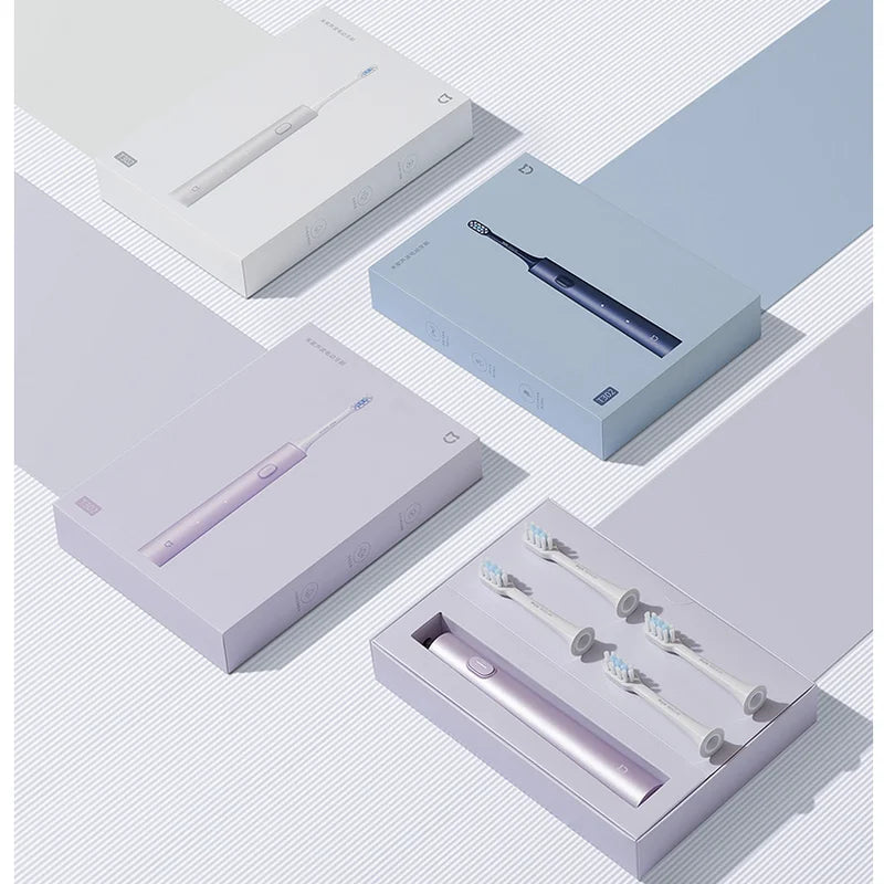 Xiaomi Mijia T302 Sonic Electric Toothbrush Mi Smart Tooth Brush Colorful  Rechargeable IPX8 Waterproof for Toothbrushes Head