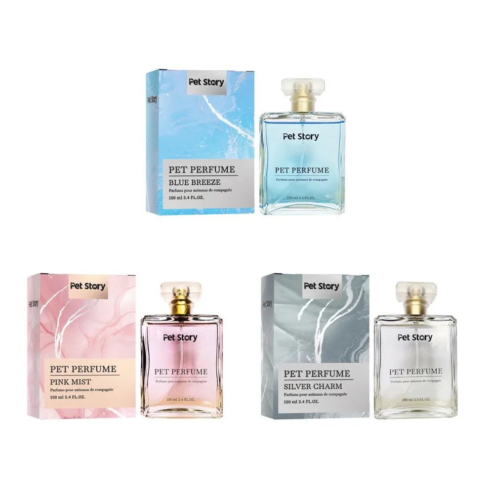 [OEM/ODM Supplier] Portable Pet Perfume for Cats and Dogs 100ml Cologne Deodorant Fragrance Glass Bottle Customizable