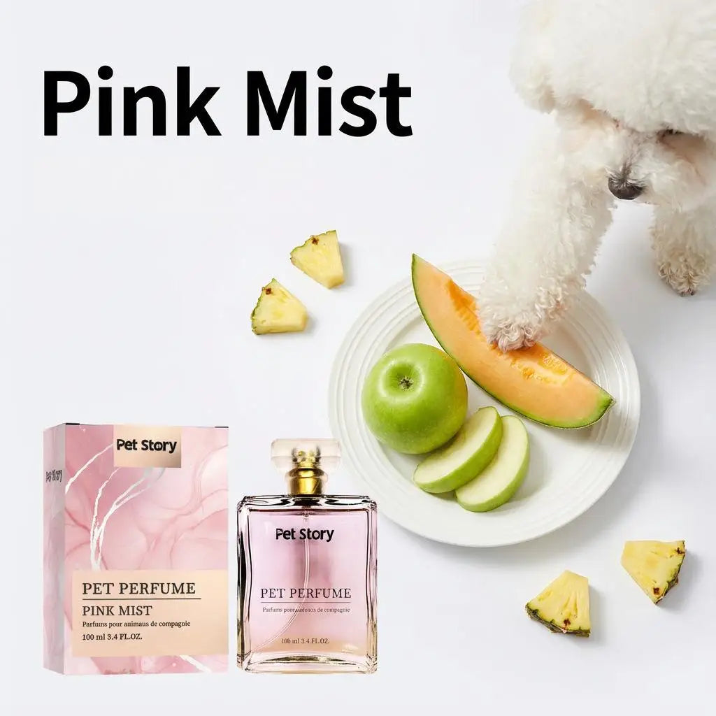 [OEM/ODM Supplier] Portable Pet Perfume for Cats and Dogs 100ml Cologne Deodorant Fragrance Glass Bottle Customizable