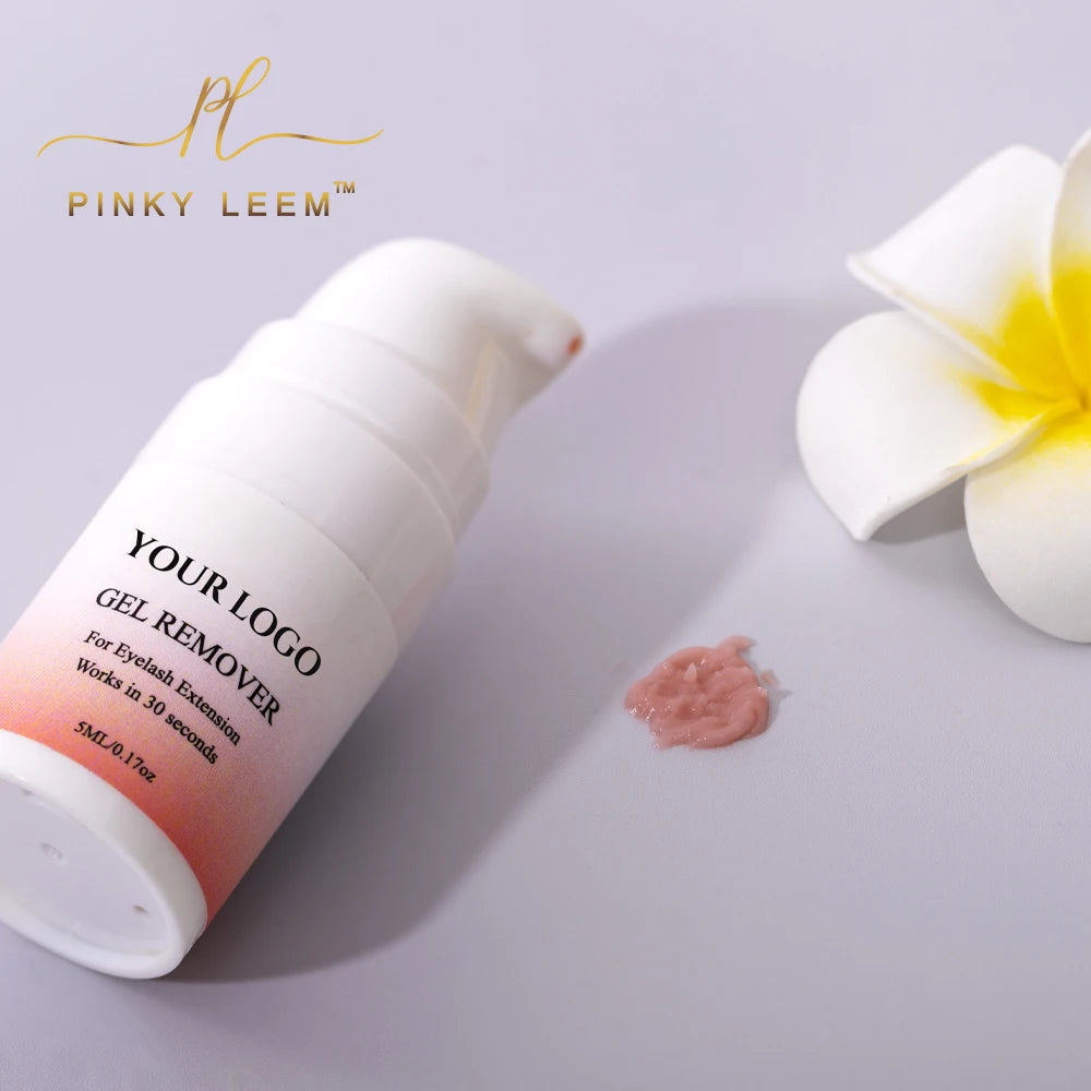 Pinky leem Wholesale No Irritation Fruit Scent Fast Safety Eye Lashes Cleaner Eyelash Extension Glue Cream Remover Gel