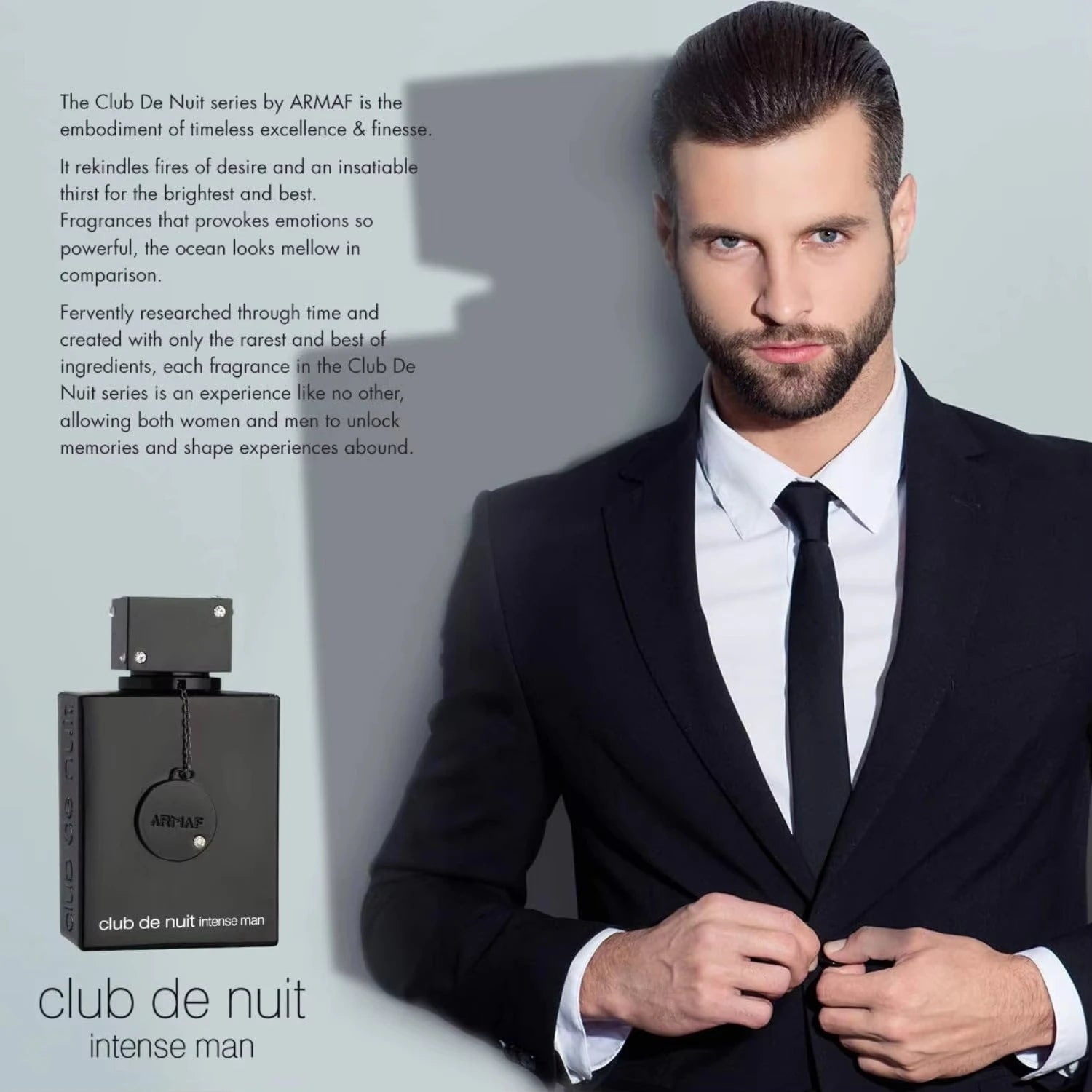 Armaf Club De Nuit Urban Man Elixir EDP 3.6oz Bold Woody Amber Cologne Club De Nuit Intense Man EDT Men