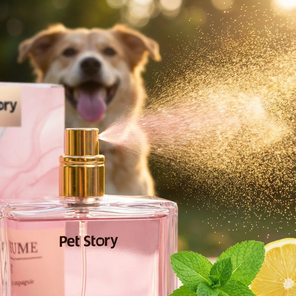 [OEM/ODM Supplier] Portable Pet Perfume for Cats and Dogs 100ml Cologne Deodorant Fragrance Glass Bottle Customizable