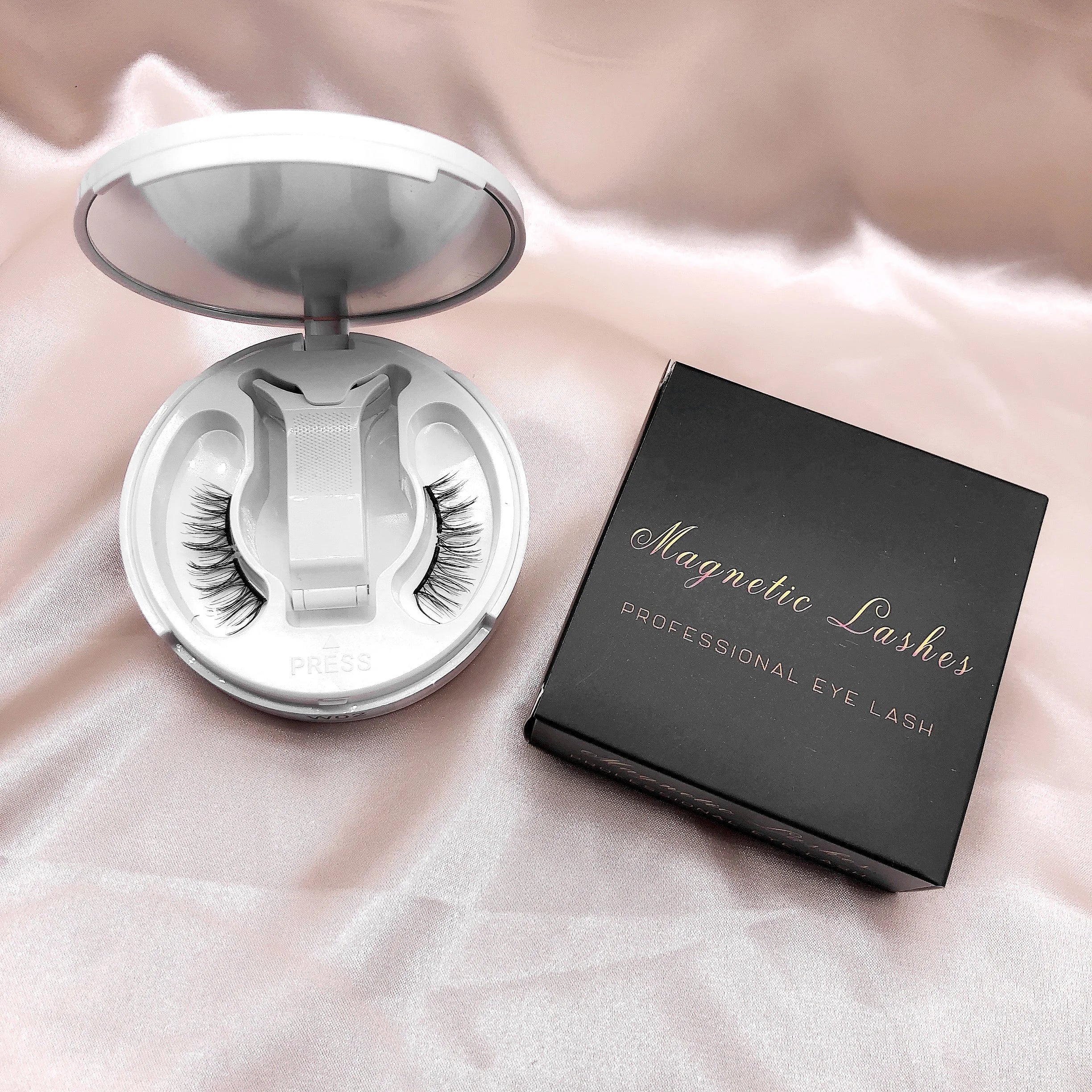 Long Soft Magnet Eyelash Strips Natural Faux Mink Eye Lashes Full Strip Cat Eyelashes Magnetic Lashes in Box Model Number