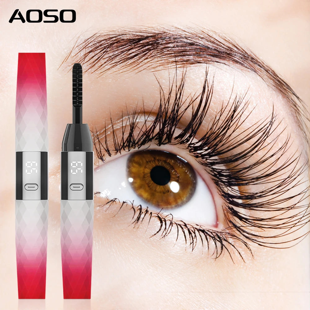 Customize Packaging MOQ 100pcs Little Portable Plastic Electric Heated Eye Lashes Curler for Eyelash Lifting