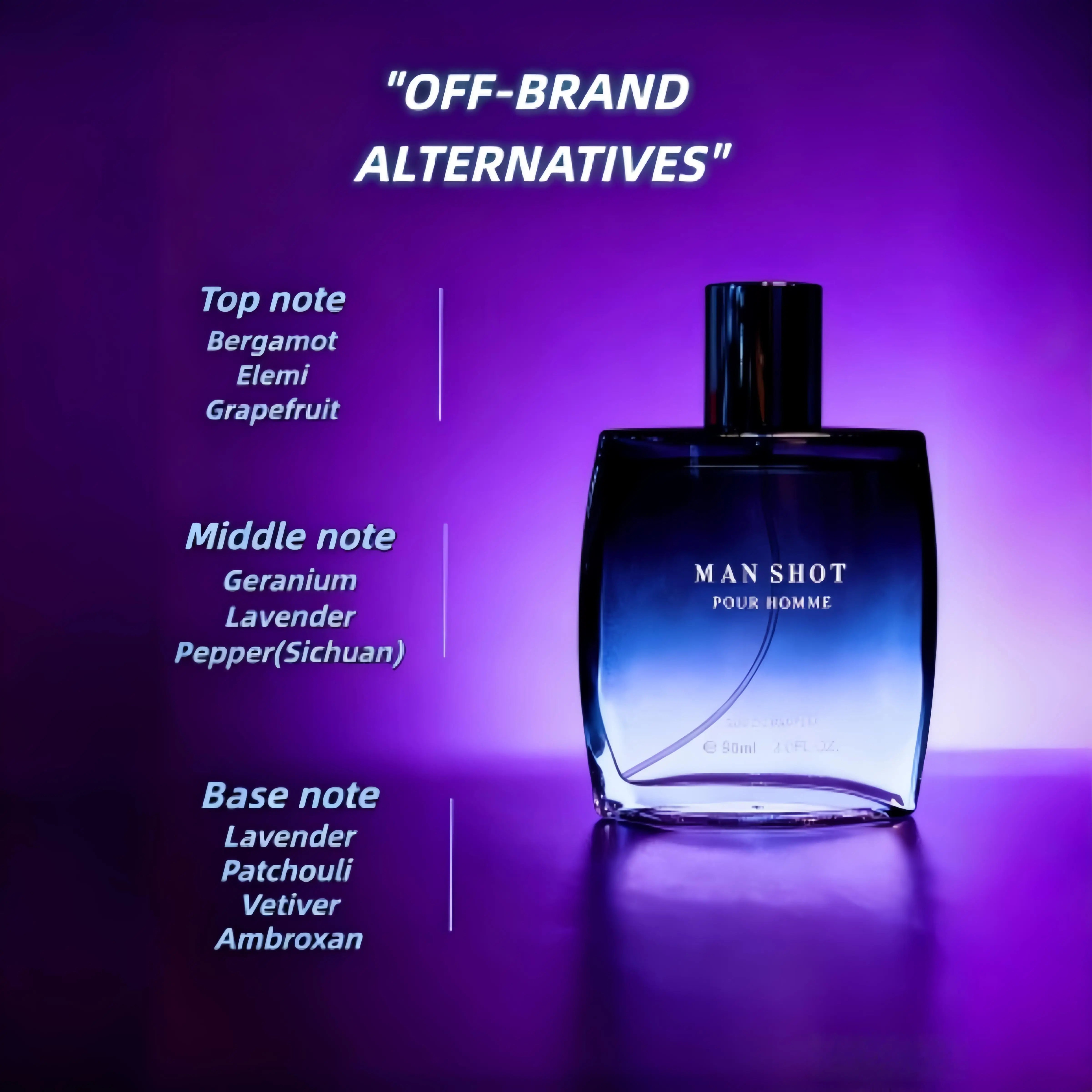 MAN SHOT Cologne for Men - 90ml EDP Long-Lasting Woody Scent | Premium Gift for Boyfriend Birthday & Holidays