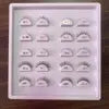 Premium 3D Silk Human Hair Full Strip Eyelashes Natural Volume Synthetic False Eye Lashes Wholesale From Premium Manufacturer