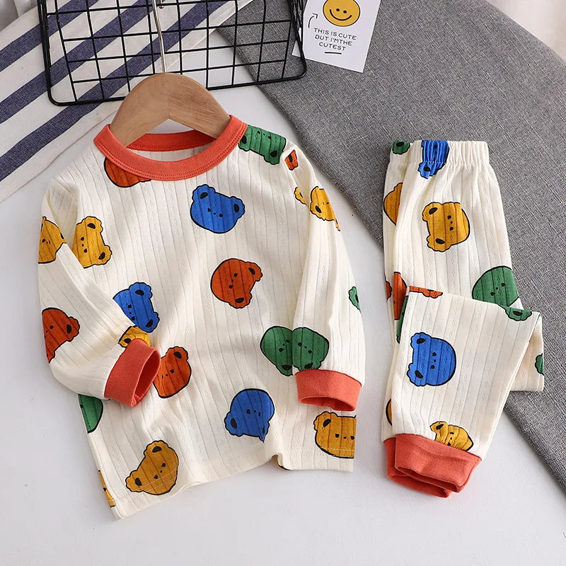 2023 Autumn Cotton Children's Pajamas New Born Onesie Bodysuit for Baby Gift Set Romper Clothes Sets