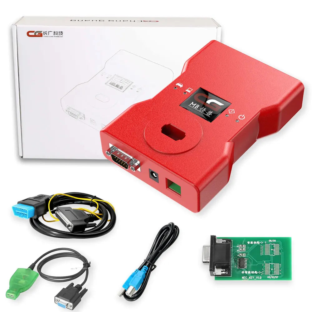 CGDI Prog MB for Benz Car Key Add Fastest for Benz Key Programmer Support All Key Lost with ELV/NEC Adapter Free ELV Simulator