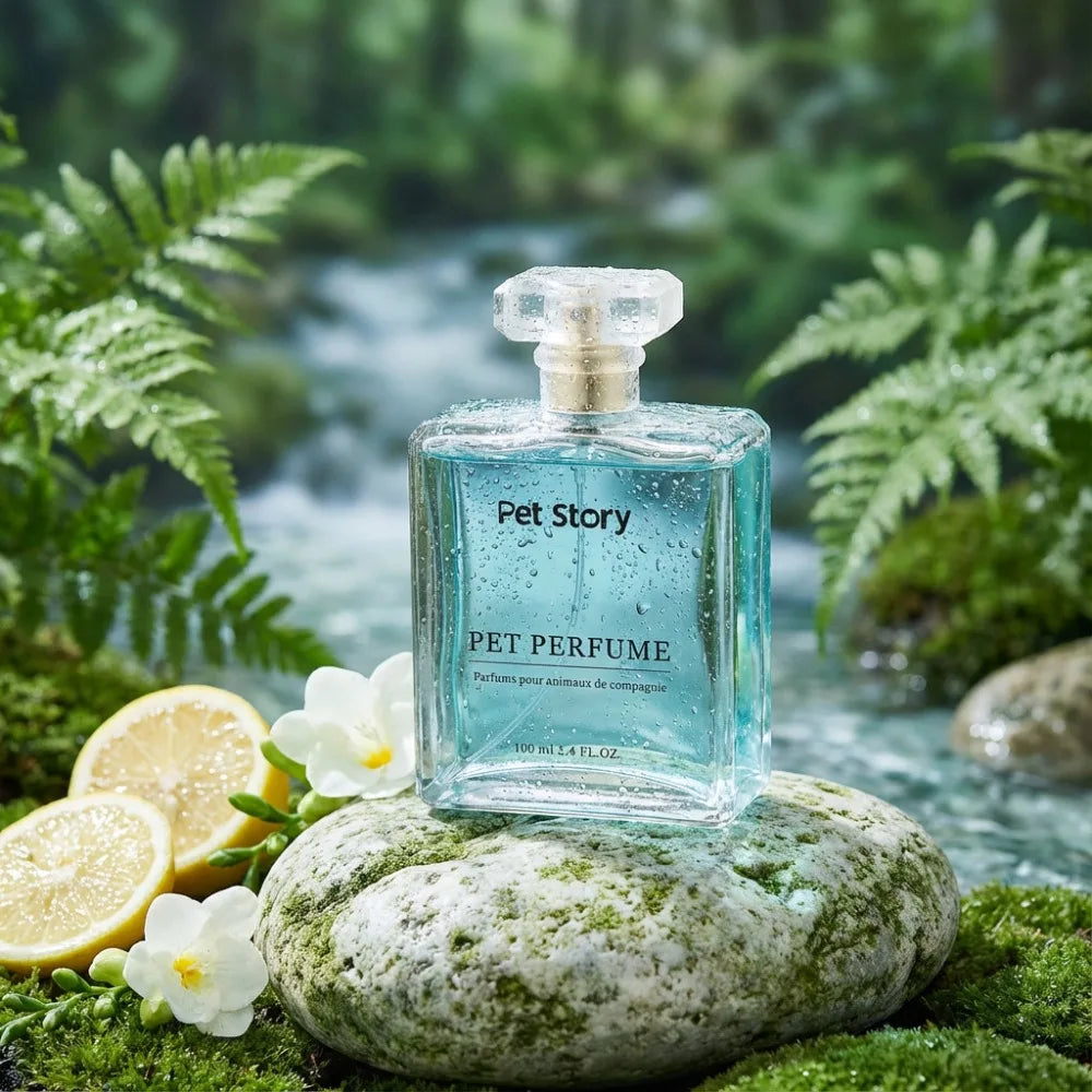 [OEM/ODM Supplier] Portable Pet Perfume for Cats and Dogs 100ml Cologne Deodorant Fragrance Glass Bottle Customizable