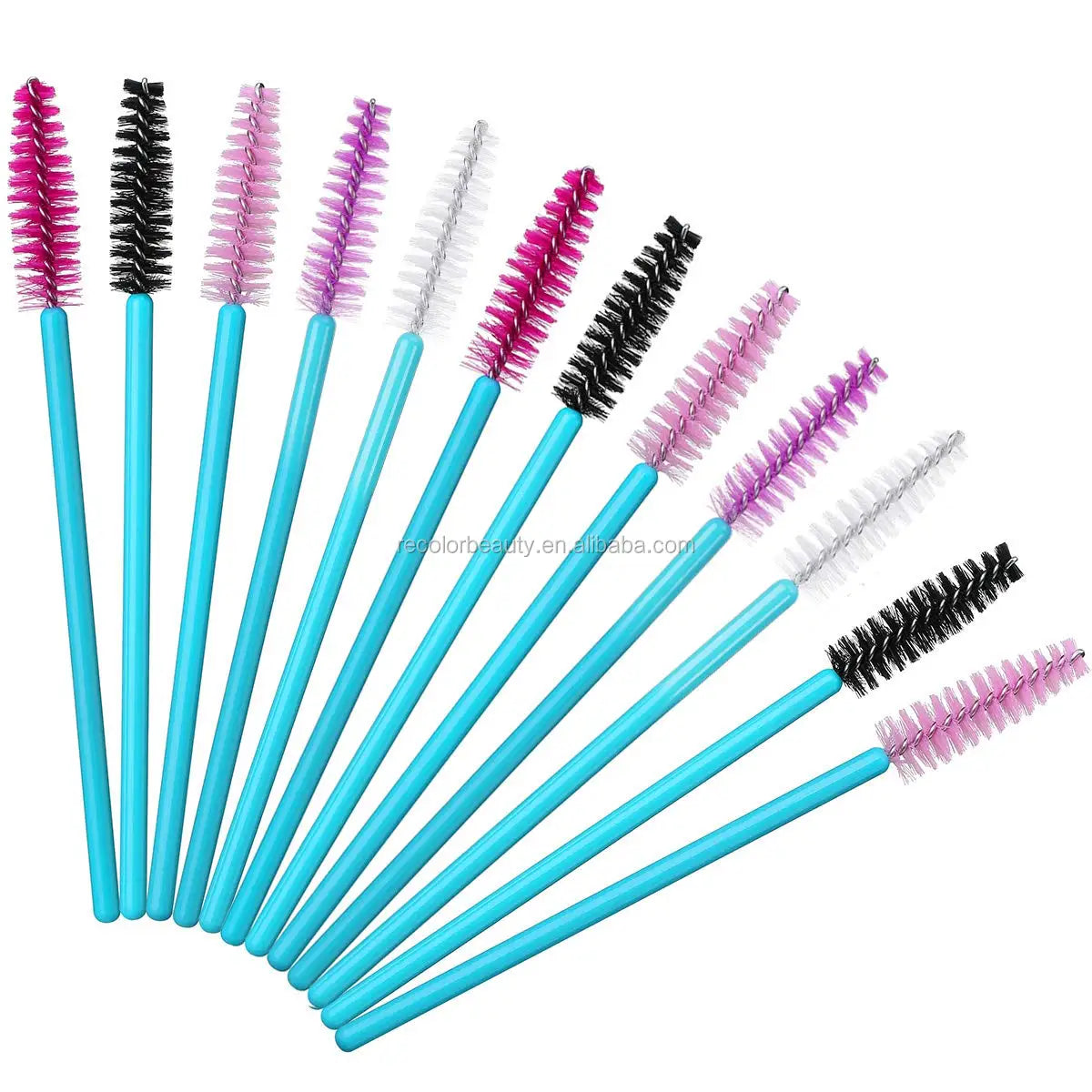 50pcs Eyelash Brush Disposable Eye Lashes Make up Brushes Eyebrow Mascara Wand Applicator for Lash Extension