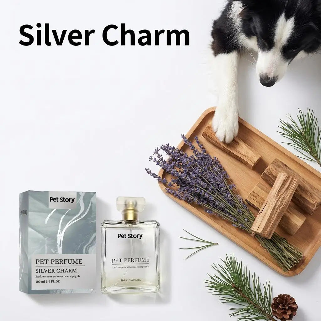 [OEM/ODM Supplier] Portable Pet Perfume for Cats and Dogs 100ml Cologne Deodorant Fragrance Glass Bottle Customizable
