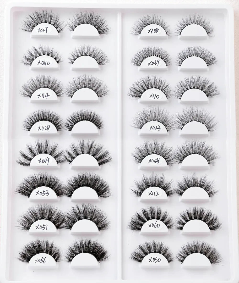 Premium 3D Silk Human Hair Full Strip Eyelashes Natural Volume Synthetic False Eye Lashes Wholesale From Premium Manufacturer