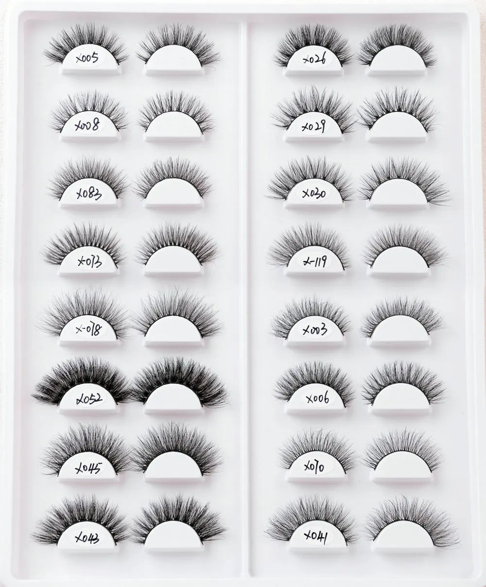 Premium 3D Silk Human Hair Full Strip Eyelashes Natural Volume Synthetic False Eye Lashes Wholesale From Premium Manufacturer