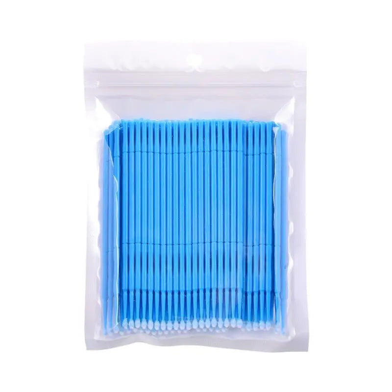 100pcs/Bag Micro Applicator Brush Disposable Eye Lashes Mascara Wands for Eyelash Extension Micro Swabs Microblading Supplies