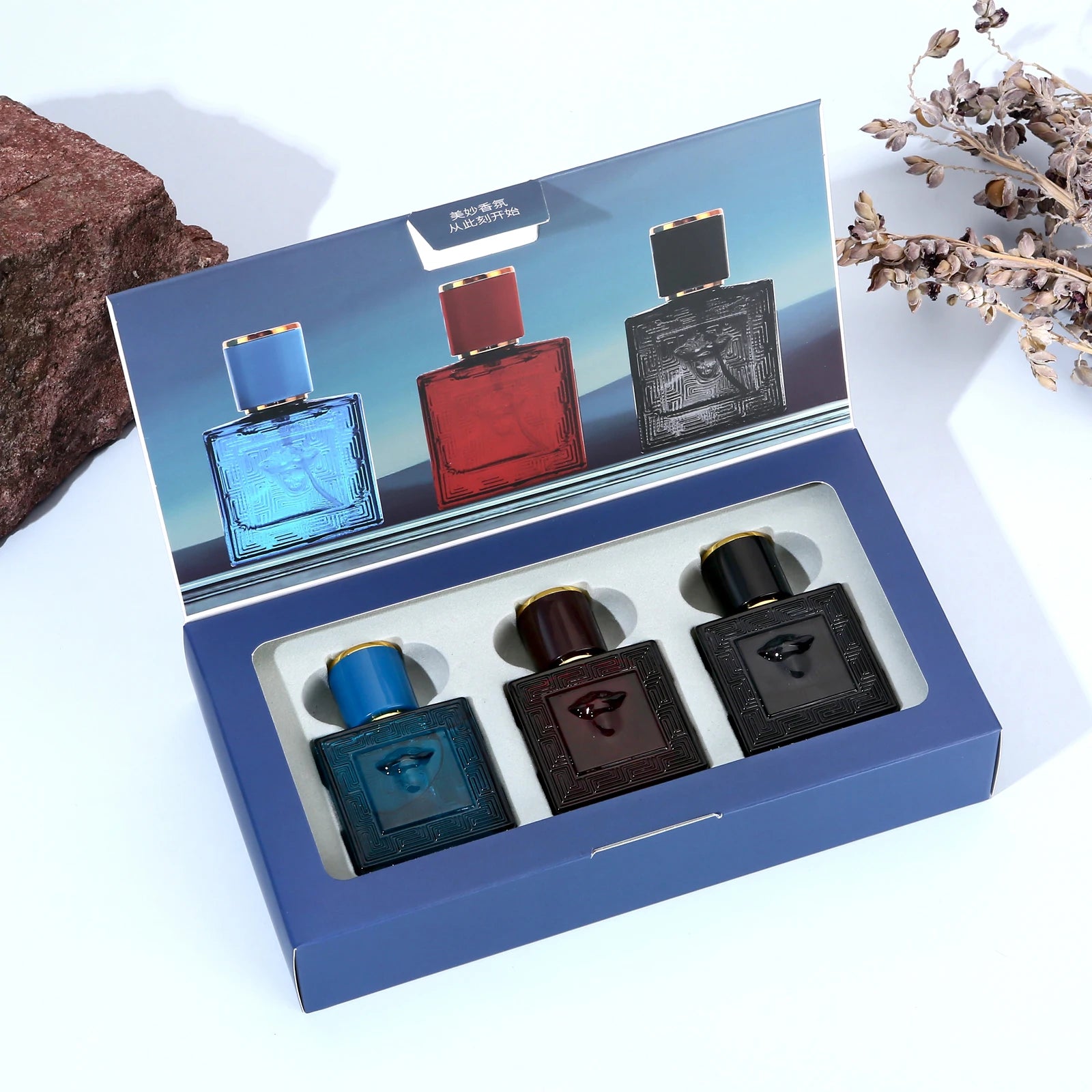 2026new 30ML*3 Perfume Luxury Gift Set Woman Fresh Cologne Woody Eau De Toilette Parfume Floral Scent Lasting Pheromone