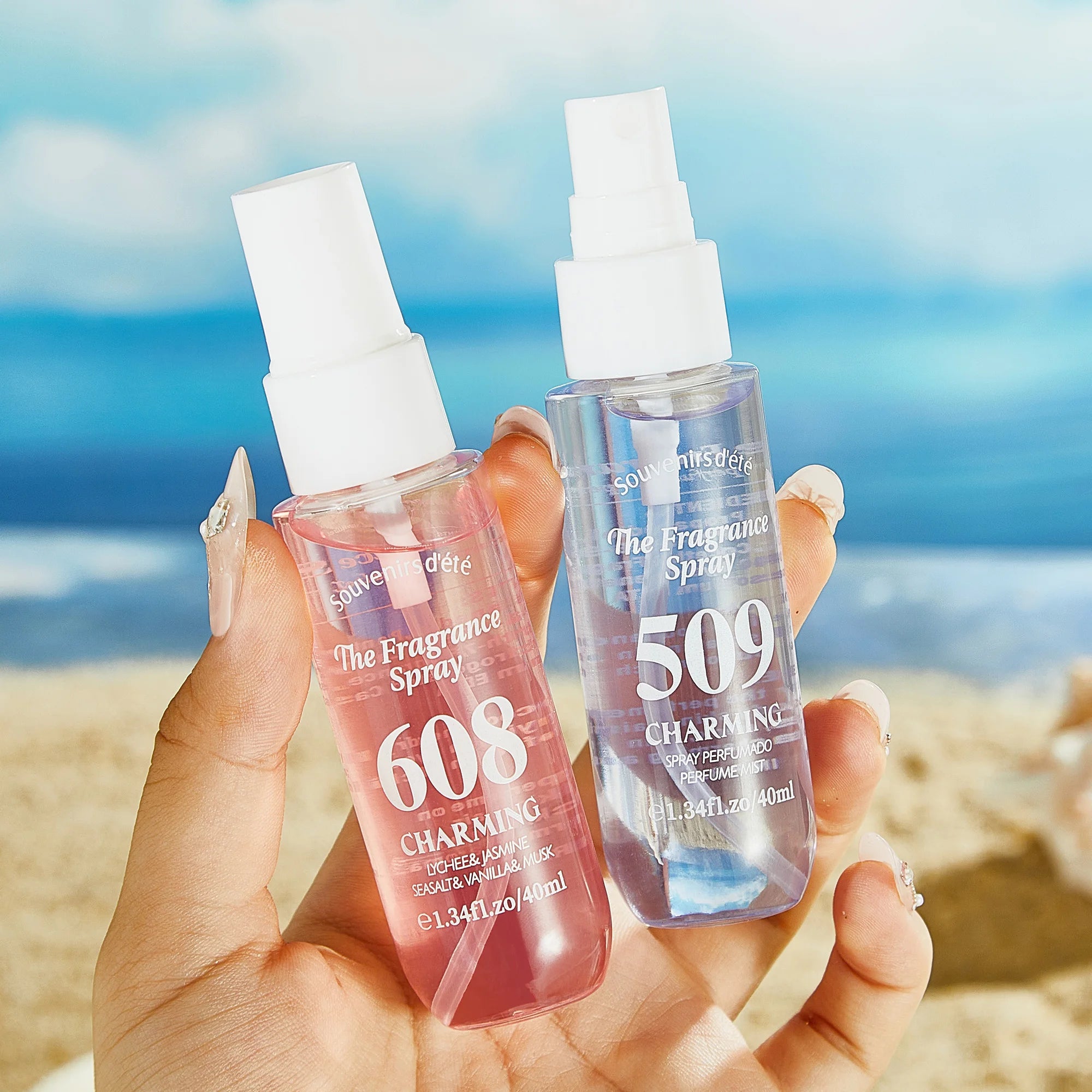 Travel Pack Women's Cologne Spray with Mineral Ingredients 0% Alcohol for Hair & Body