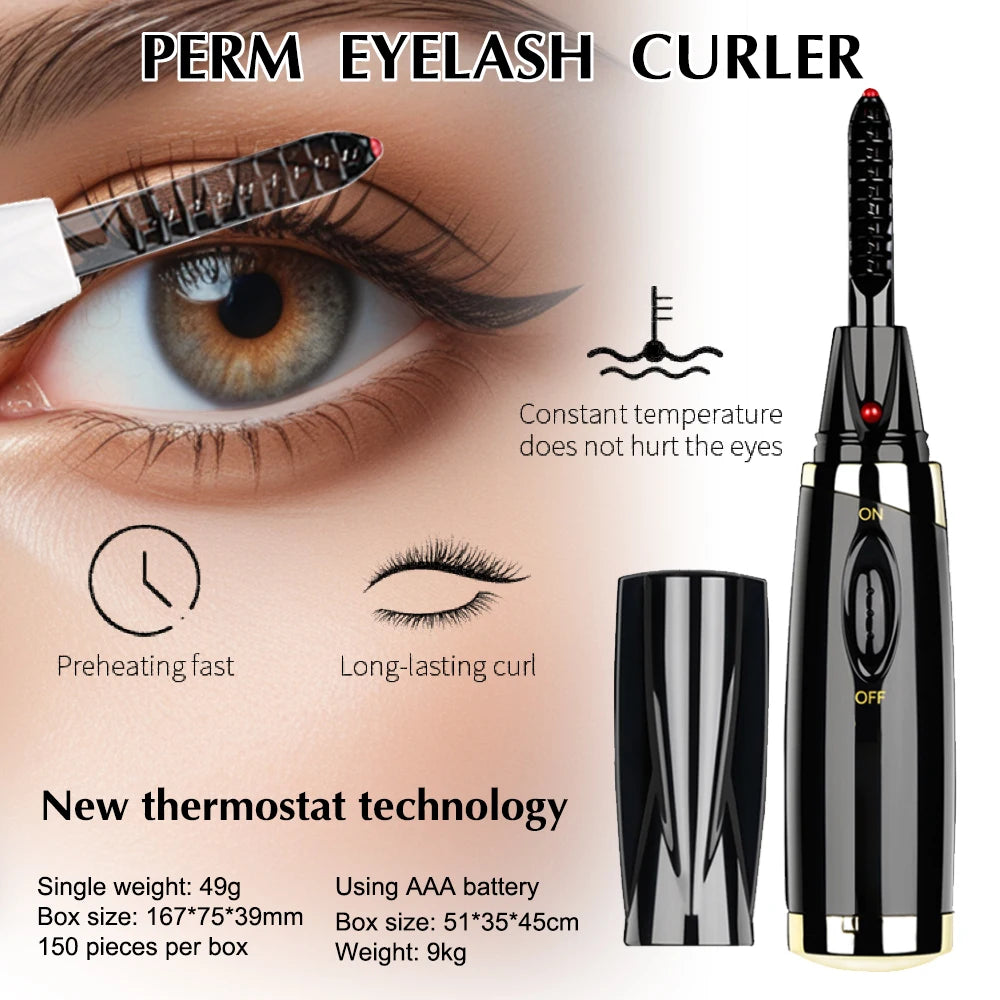 Quick Natural Curling Eye Lashes Electric Heated Eyelash Curler